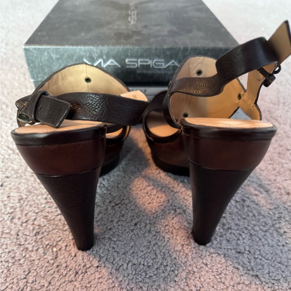 Via Spiga Brown Heels - Picture 4 of 6